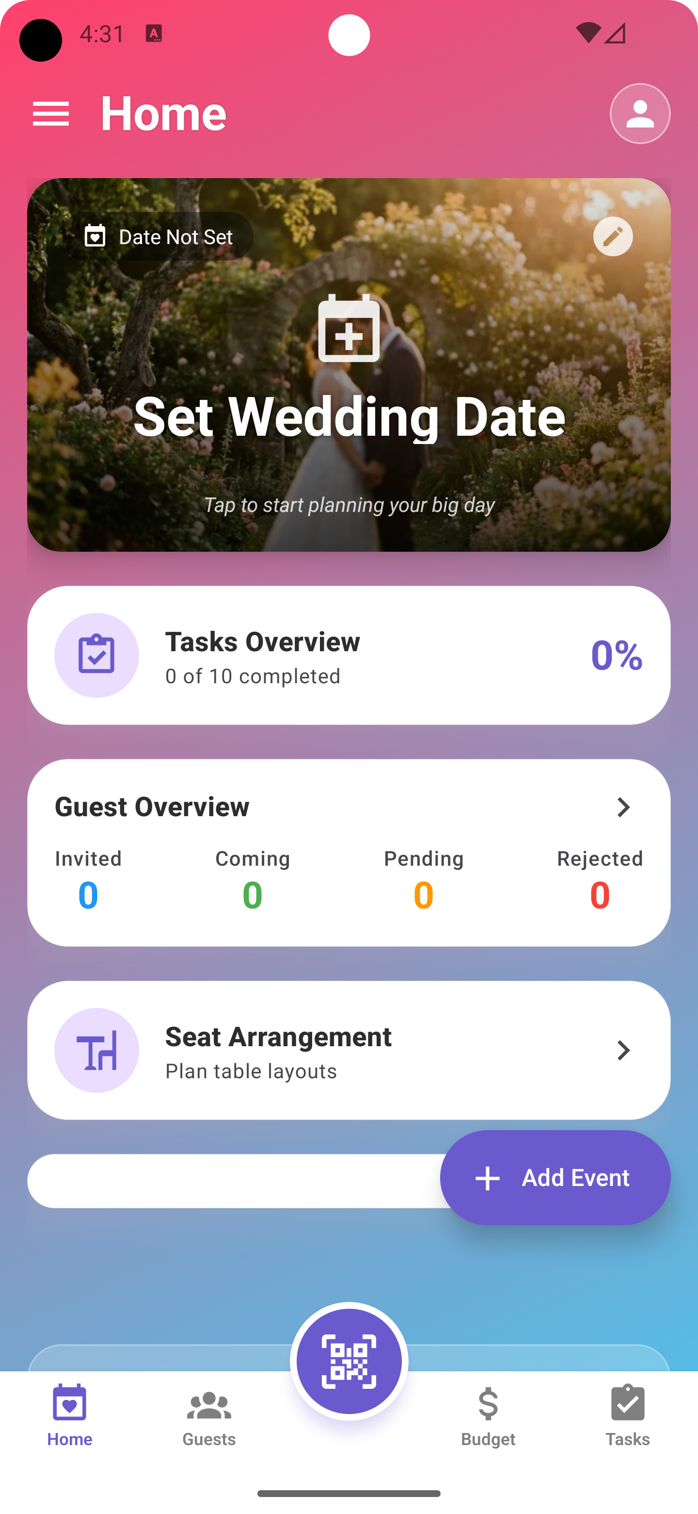 WedSetGo App Mockup